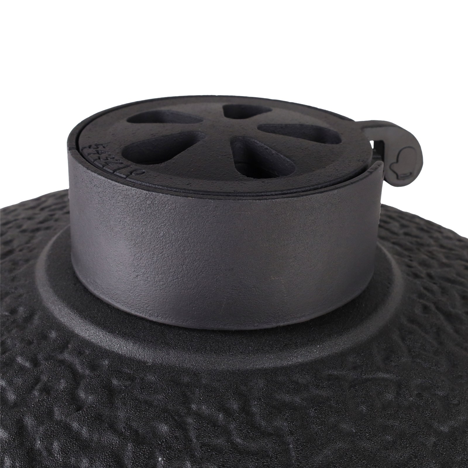 Grillova SE-21 kamado 21 inch – mat zwart met reliëf, zonder onderstel - Afbeelding 3