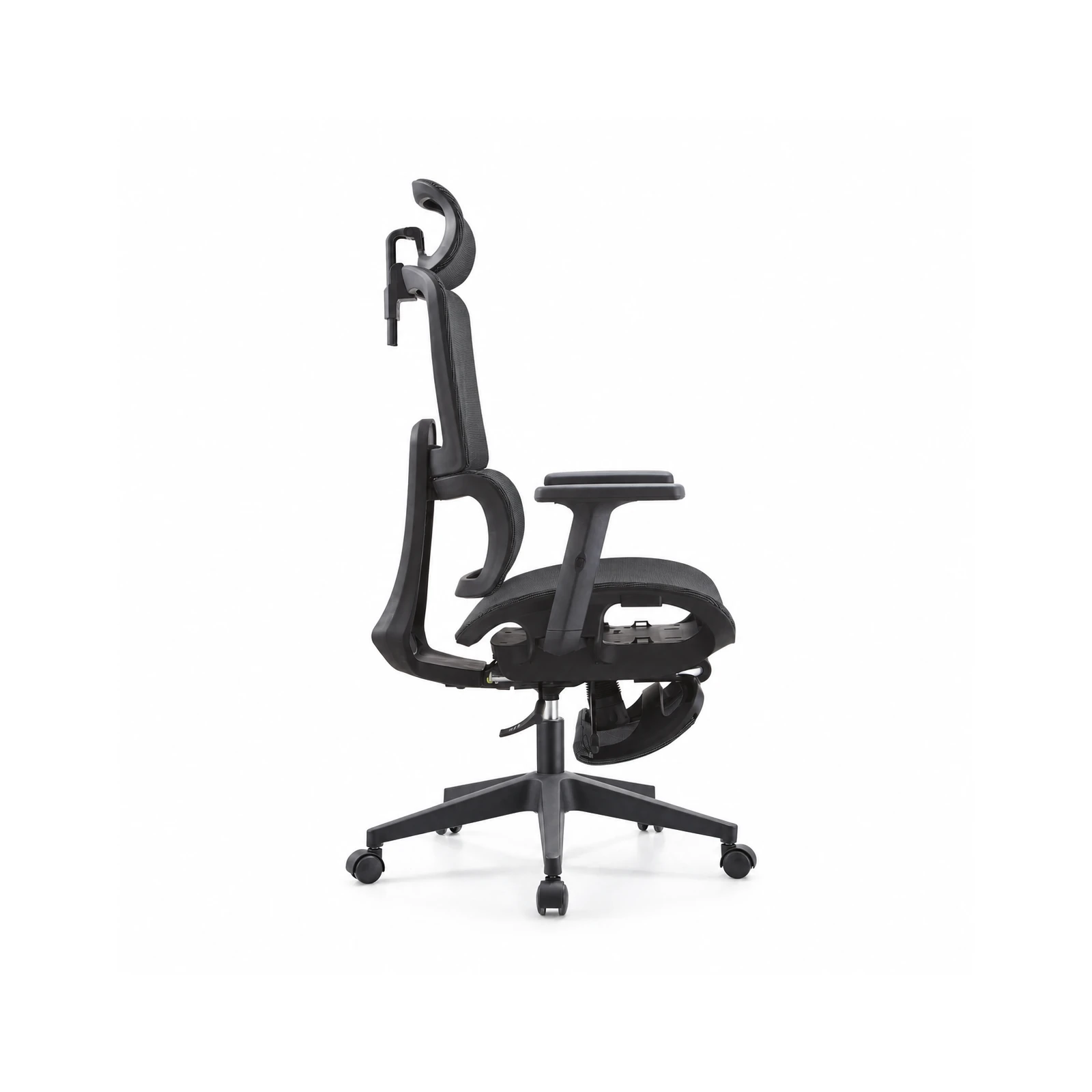 Trazit 2001A Black Ergonomische Bureaustoel met Voetsteun - Afbeelding 2