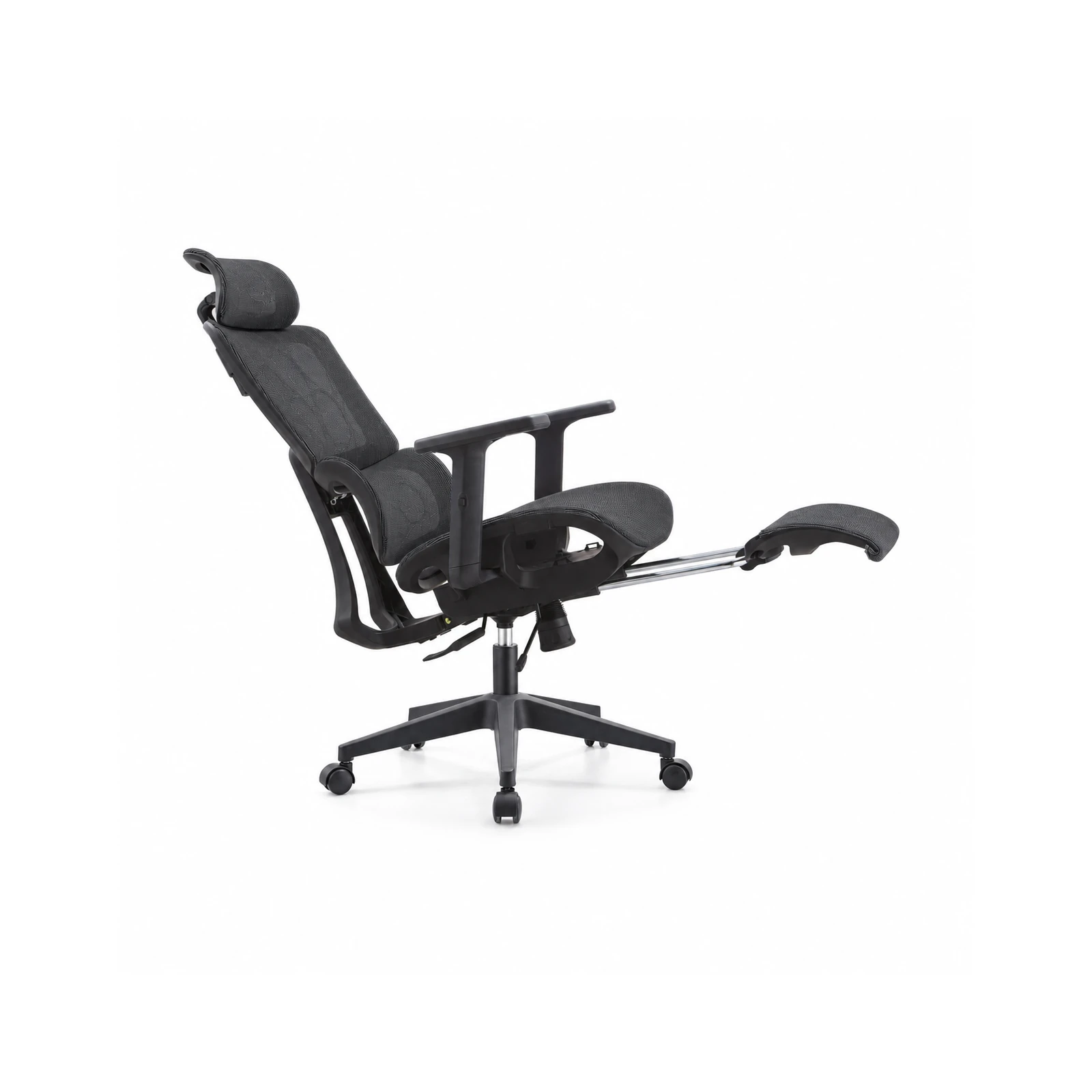 Trazit 2001A Black Ergonomische Bureaustoel met Voetsteun - Afbeelding 3