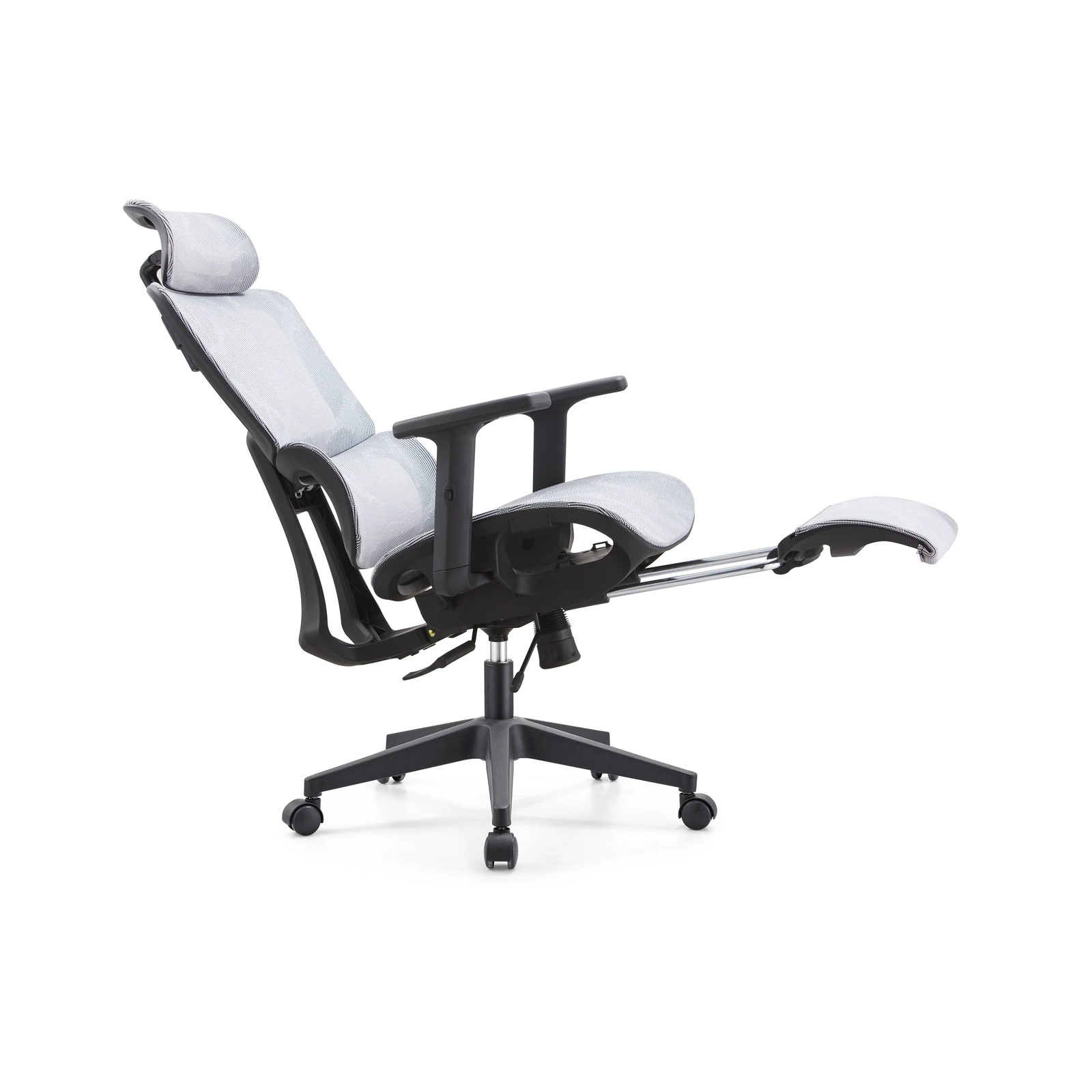 Trazit 2001A Grey Ergonomische Bureaustoel met Voetsteun - Afbeelding 3