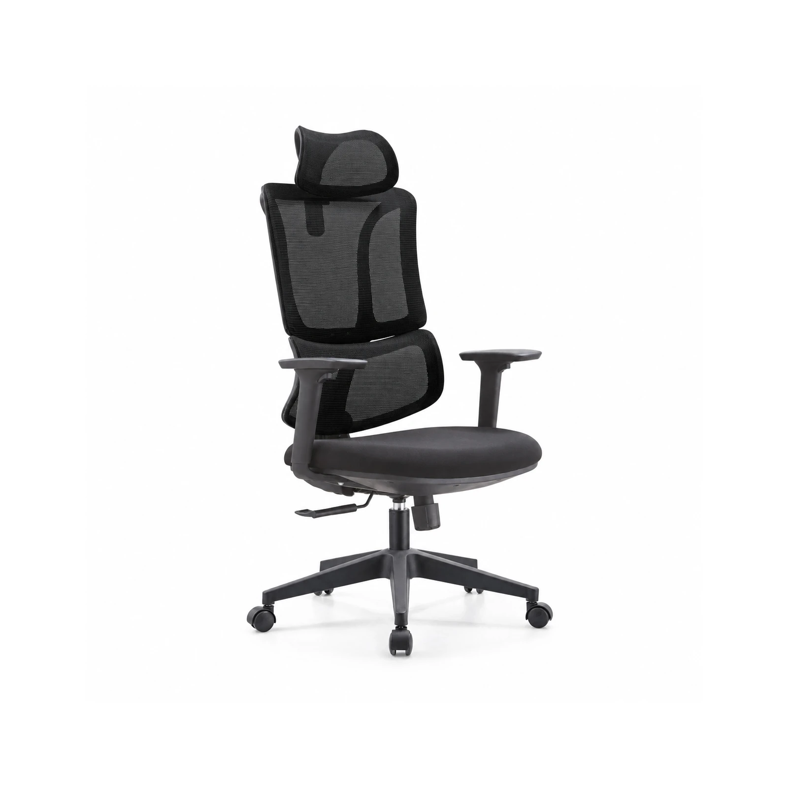 Trazit Albate Black Ergonomische Bureaustoel met Hoofdsteun - Afbeelding 2