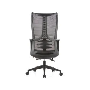 Trazit 2203A Black Ergonomische Bureaustoel met Voetsteun
