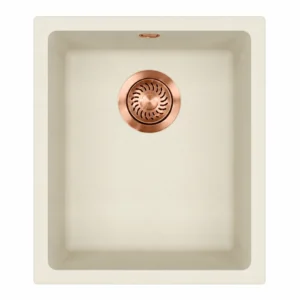Trafinox Lena-34QCCO Quartz Creme - Copper PVD afvoerplug