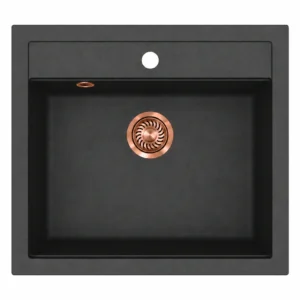 Trafinox MILANO-565TQBCO Quartz Preto - Cobre PVD