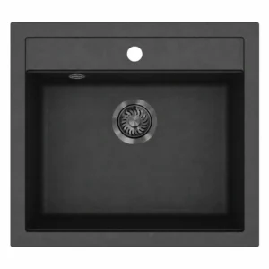 Trafinox MILANO-565TQBGM: lava-loiça Preto Quartzo