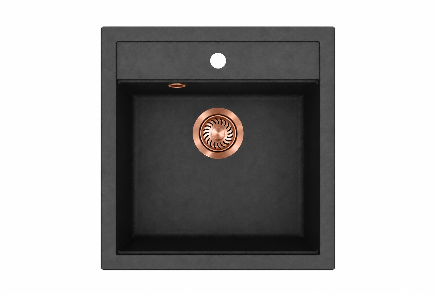 Trafinox VERONA-49TQBCO Quartz Black - Copper PVD afvoerplug