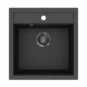 Trafinox VERONA-49TQBGM Quartz Black - Gunmetal PVD afvoerplug